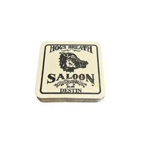 Hogs Breath Saloon Destin Florida Coasters Set of 20 Sealed Vintage Barware